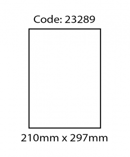 ABBA 23289 Laser Label [210mm x 297mm (A4)]